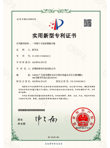 一种用于智能床垫的人体生命体征监测系统-实用新型专利